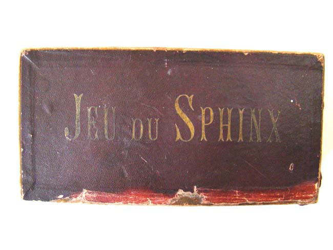 A Boxed Set of Antique Ivory Alphabet Tiles made in France circa 1850-1875 — image 3
